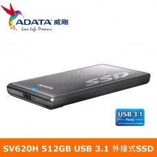 ADATA威剛 SV620H 512GB(鈦) USB3.1 外接式SSD行動硬碟